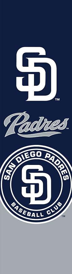 mlb 圣地亚哥教士队颜色和标志门横幅